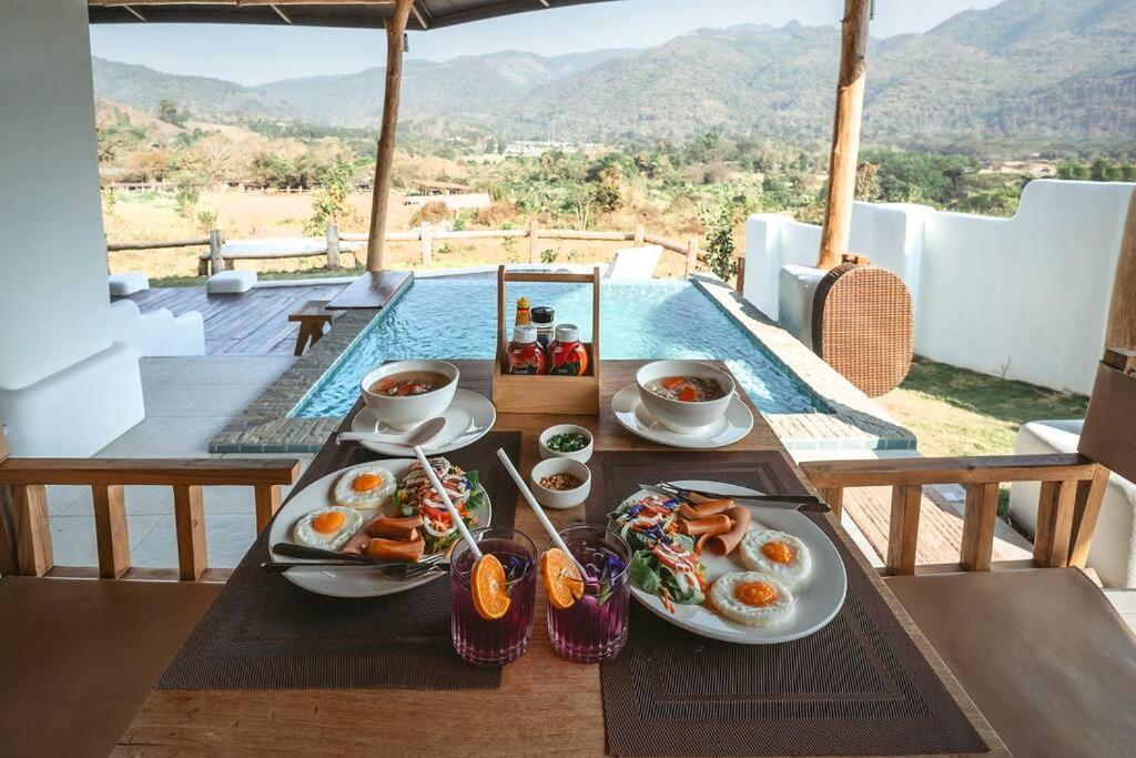 Elephantpoolvilla Maetang Chiangmai Ban Muang Kut المظهر الخارجي الصورة